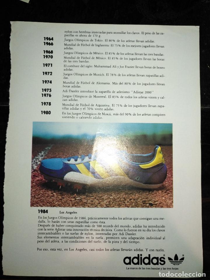 Coleccionismo de revistas y peri&oacute;dicos: HOJA PUBLICIDAD . PUBLICITARIA MARCA - A&Ntilde;OS 70 - ZAPATILLAS DEPORTIVAS ADIDAS
