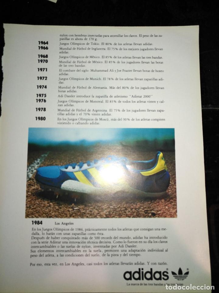 Coleccionismo de revistas y peri&oacute;dicos: HOJA PUBLICIDAD . PUBLICITARIA MARCA - A&Ntilde;OS 70 - ZAPATILLAS DEPORTIVAS ADIDAS