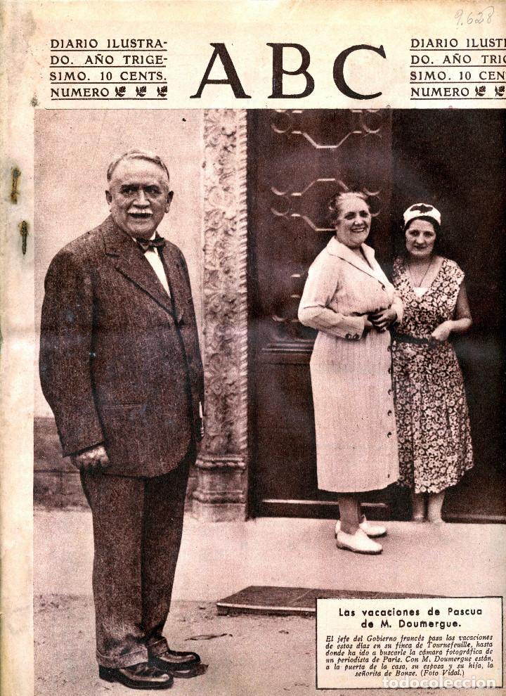 Collection Magazines and Newspapers: ABC 3 DE ABRIL DE 1934, PORTADA, NACIONAL, EXTRANJERO, EDICION MA&Ntilde;ANA Y DEPORTES