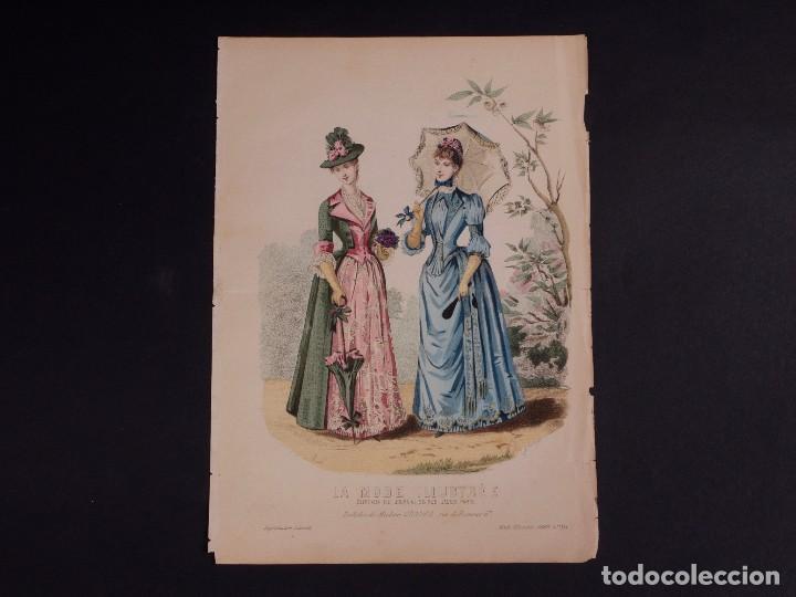 Coleccionismo de Revistas y Peri&oacute;dicos: GRABADO LA MODE ILLUSTR&Eacute;E, PARIS 1889