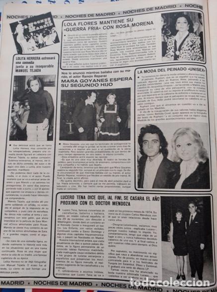 Coleccionismo de revistas y peri&oacute;dicos: recorte lola flores lola herrera mara goyanes rophert lucero tena ruper rupert