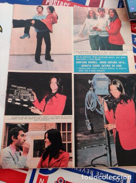 Coleccionismo de Revistas y Peri&oacute;dicos: recorte amparo mu&ntilde;oz miss espa&ntilde;a universo universe ana belen jose sacristan