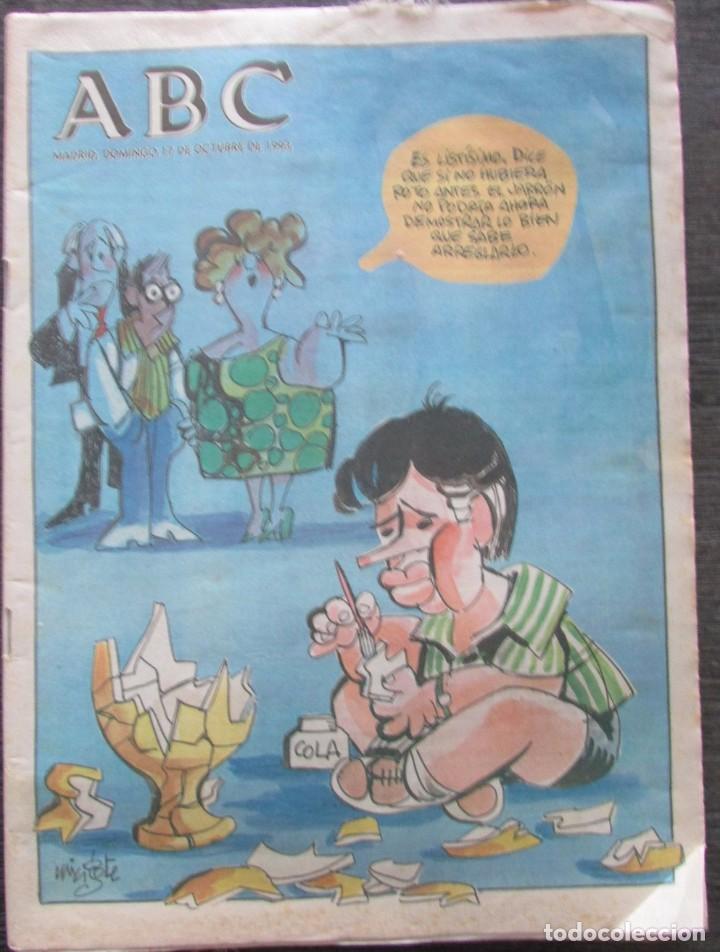 Coleccionismo de Revistas y Peri&oacute;dicos: PERI&Oacute;DICO DIARIO ABC 17 DE OCTUBRE DE 1993