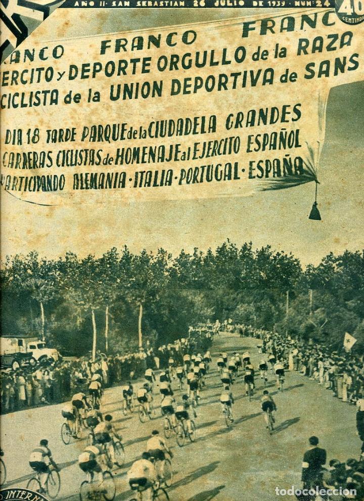 Coleccionismo de revistas y peri&oacute;dicos: CICLISMO 1939 BARCELONA   PARQUE HOJA REVISTAHOJA REVISTA