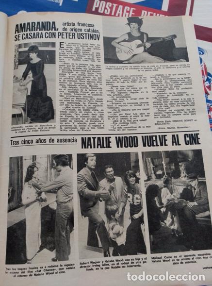 Sammeln von Zeitschriften und Zeitungen: recorte amanda peter ustinov natalie wood robert wagner