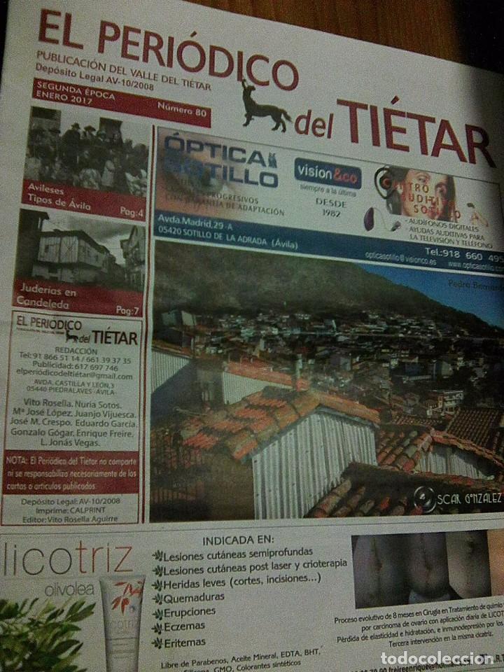 Coleccionismo de Revistas y Peri&oacute;dicos: El peri&oacute;dico del Tietar n&ordm; 80 - segunda &eacute;poca - Enero 2017 - Avila Sierra de Gredos - Candeleda
