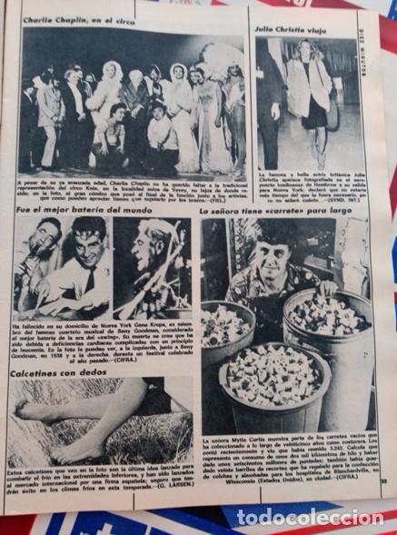 Coleccionismo de Revistas y Peri&oacute;dicos: RECORTE charlie chaplin en el circo julie christie coleccion de carretes gene krups