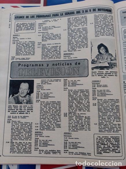 Collection Magazines and Newspapers: RECORTE queta claver john wayne