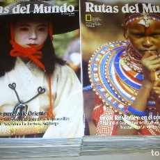 Coleccionismo de Revistas y Periódicos: REVISTA RUTAS DEL MUNDO - LOTE 64 EJEMPLARES - NATIONAL GEOGRAPHIC - NUEVO
