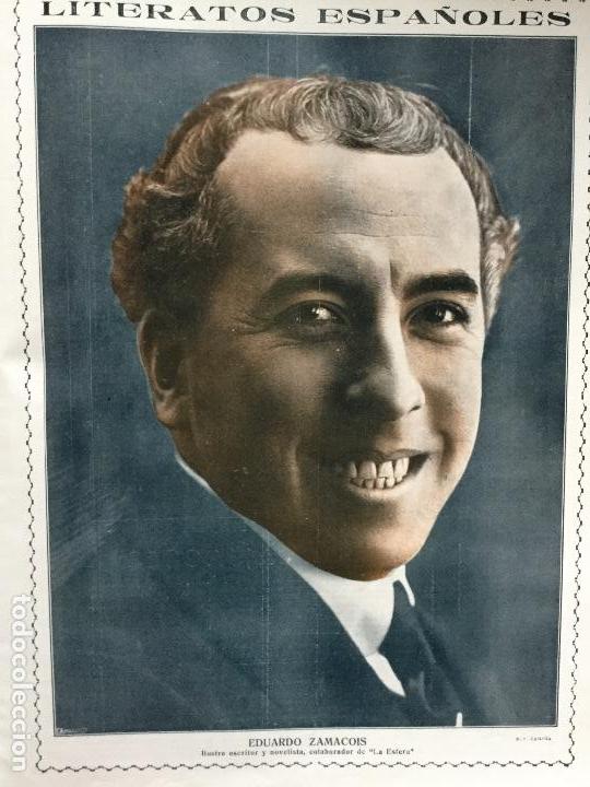 Collezionismo di Riviste e Giornali: EDUARDO ZAMACOIS.3 HOJAS REVISTA A&Ntilde;O 1915