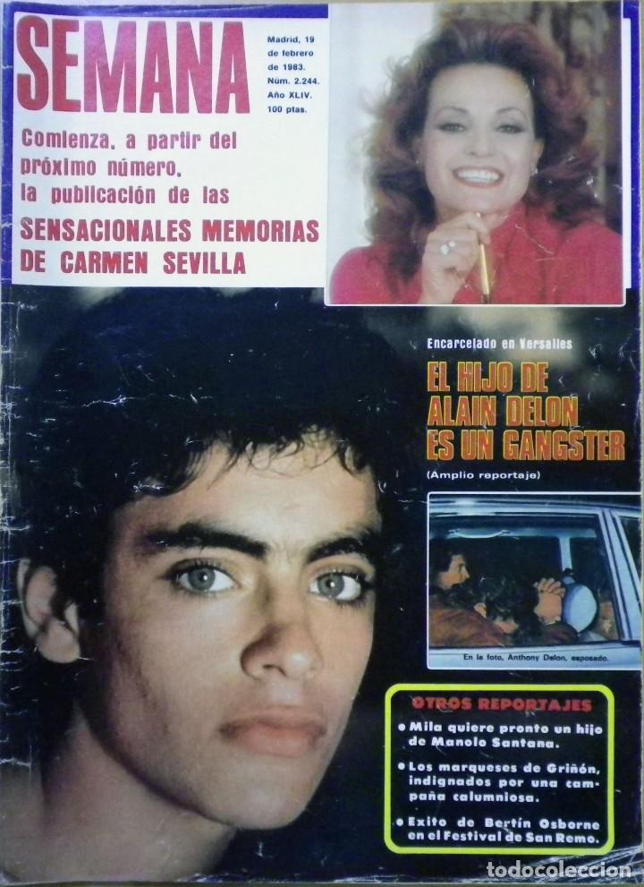 Coleccionismo de Revistas y Peri&oacute;dicos: Revista Semana N&ordm; 2244 - 19 de febrero de 1983.