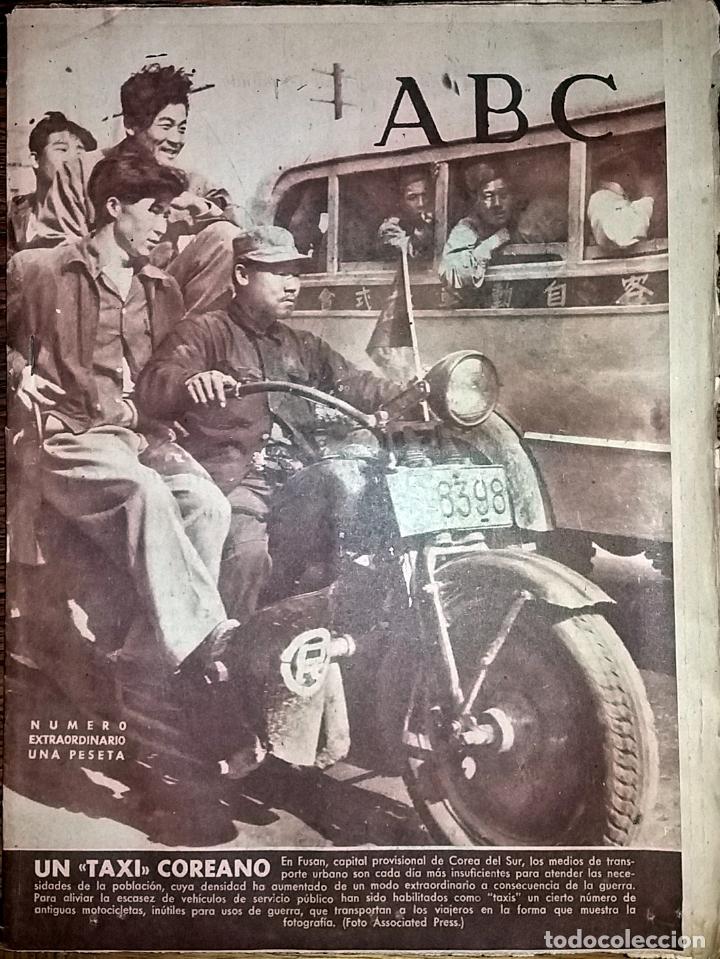 Collectionnisme de Revues et Journaux: DIARIO ABC 30 DE DICIEMBRE DE 1951 UN TAXI COREANO