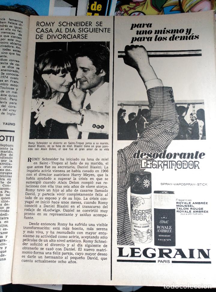 Coleccionismo de Revistas y Peri&oacute;dicos: RECORTE ROMY SCHNEIDER