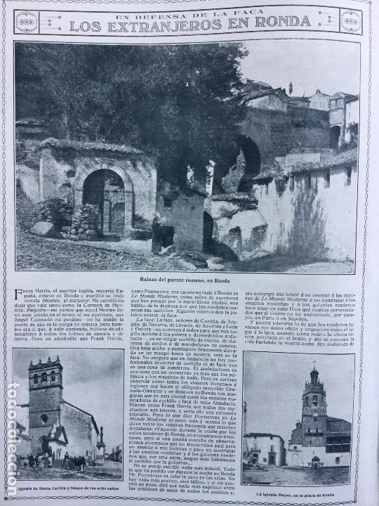 Colecionismo de Revistas e Jornais: RONDA .LA FACA .2 HOJAS REVISTAS A&Ntilde;O 1915