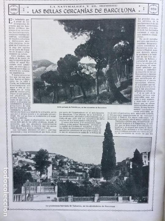 Colecionismo de Revistas e Jornais: VALLVIDRERA,TIBIDABO,VALLCARCA,HORTA 2 HOJAS REVISTA A&Ntilde;O 1915.BARCELONA