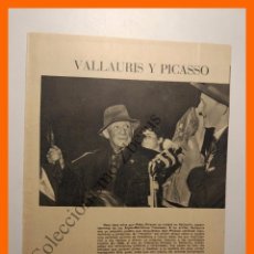 Coleccionismo de Revistas y Periódicos: VALLAURIS Y PICASSO - PICASSO AÑO 80 (1961)