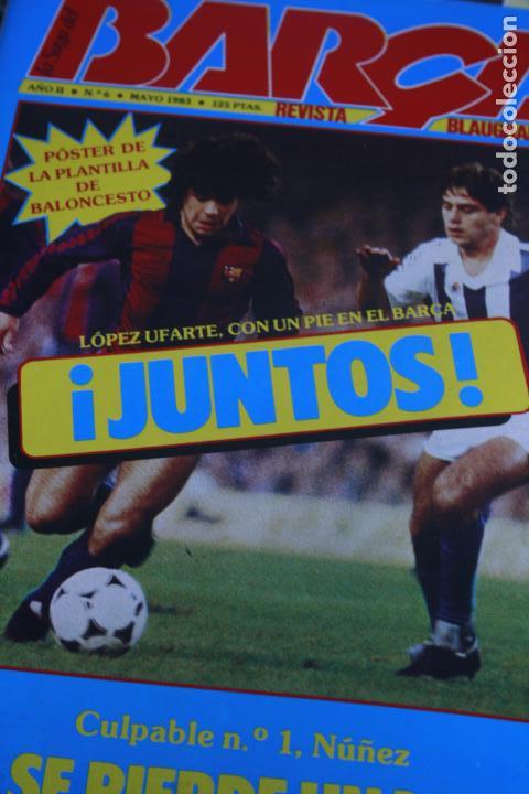 Coleccionismo de Revistas y Peri&oacute;dicos: REVISTA BLAUGRANA  BAR&Ccedil;A   MARADONA 1983