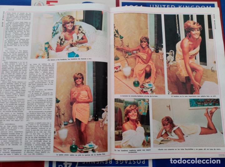 Collectionnisme de Revues et Journaux: RECORTE CARMEN CERVERA TITA baronesa Thyssen MISS ESPA&Ntilde;A