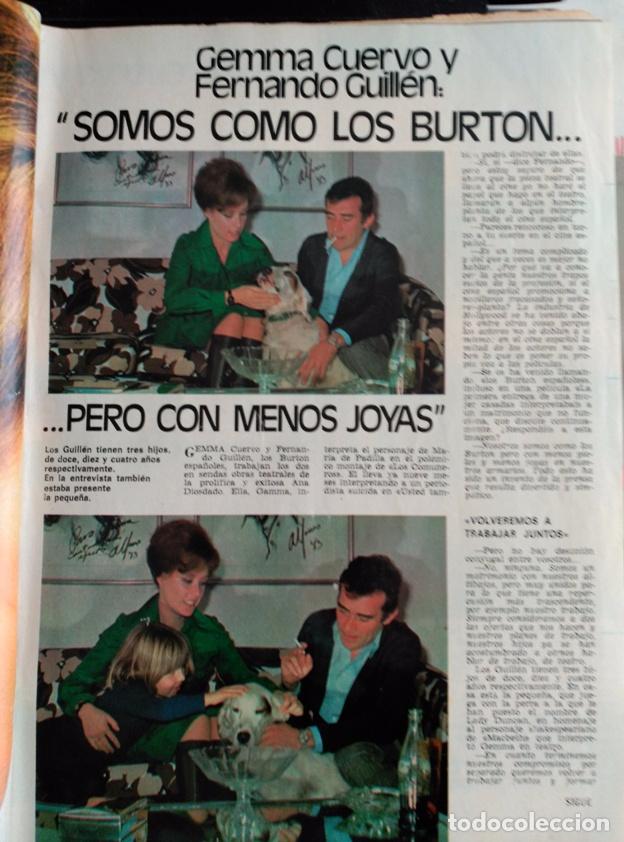 Collection Magazines and Newspapers: RECORTE GEMMA CUERVO FERNANDO GUILLEN