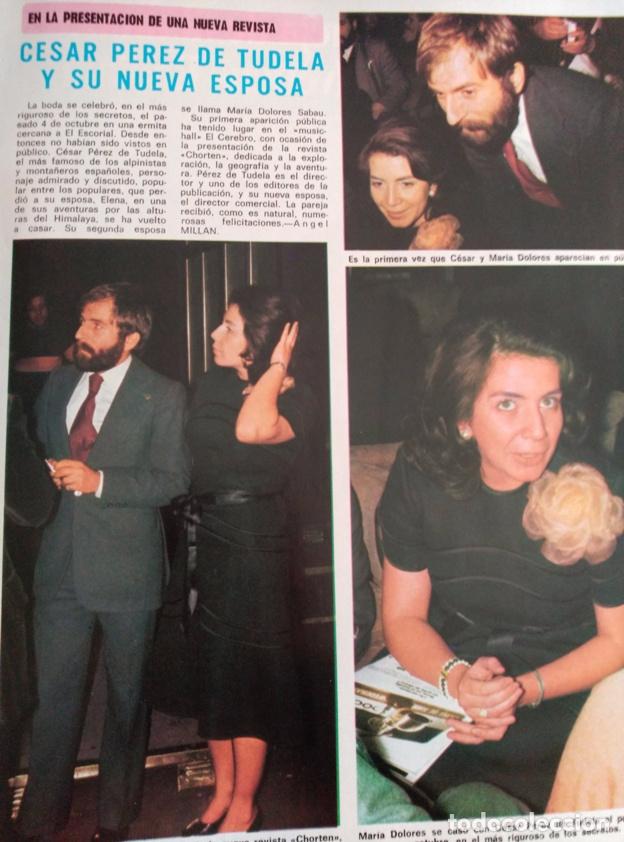 Coleccionismo de revistas y peri&oacute;dicos: RECORTE CESAR PEREZ DE TUDELA