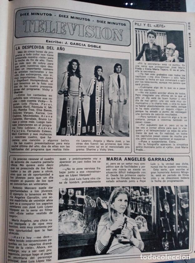 Collectionnisme de Revues et Journaux: RECORTE MARIA ANGELES GARRALON VICTORIA VERA SHARINE