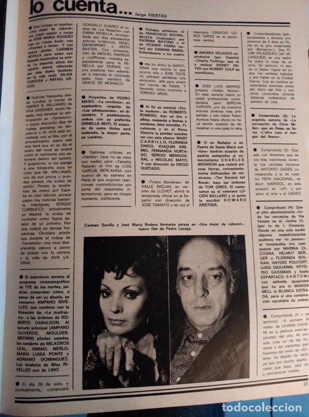 Coleccionismo de Revistas y Peri&oacute;dicos: RECORTE CARMEN SEVILLA JOSE MARIA RODERO