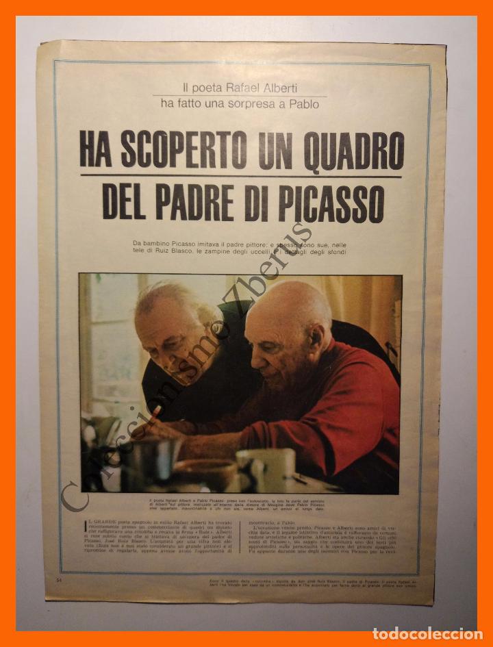 Coleccionismo de Revistas y Peri&oacute;dicos: Il poeta Rafael Alberti ha scoperto un quadro del padre di Picasso