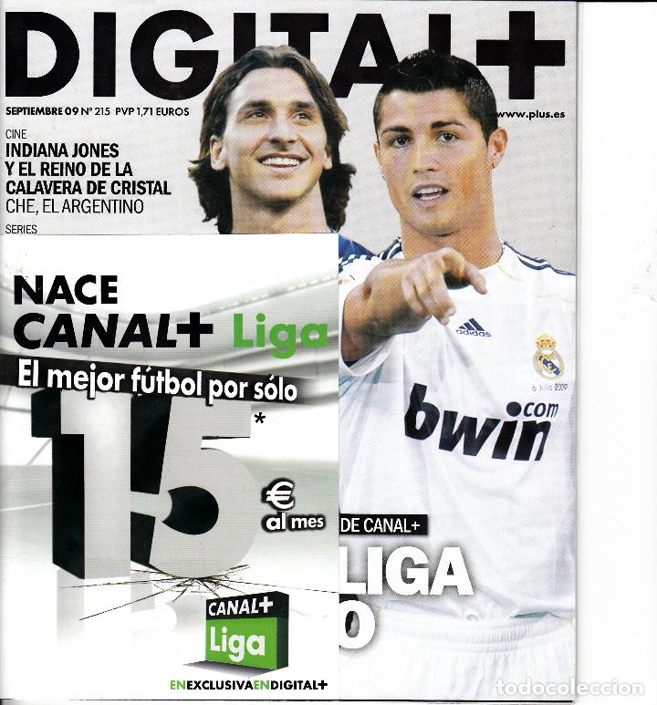 Sammeln von Zeitschriften und Zeitungen: REVISTA DIGITAL+. SEPTIEMBRE 09. PORTADA: CRISTIANO RONALDO...