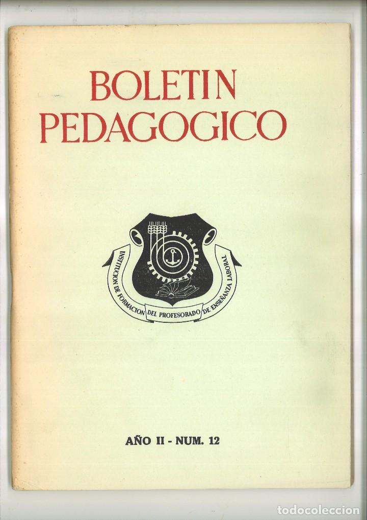 Sammeln von Zeitschriften und Zeitungen: BOLET&Iacute;N PEDAG&Oacute;GICO DE LA INSTITUCI&Oacute;N DE FORMACI&Oacute;N DEL PROFESORADO DE ENSE&Ntilde;ANZA LABORAL.