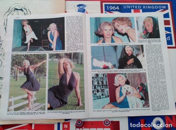 Coleccionismo de revistas y peri&oacute;dicos: REPORTAJE JANET RAYMOND LA HIJA DE MARILYN MONROE