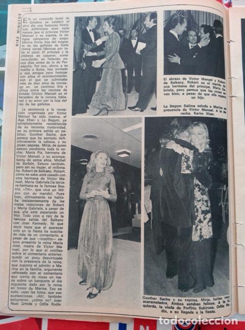 Collection Magazines and Newspapers: ARTICULO ODILE RODIN GUNTHER SACHS MIRJA ODILE RODIN LA BEGUM SALIMA