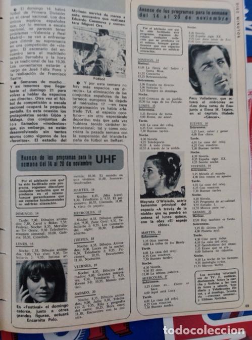 Coleccionismo de Revistas y Peri&oacute;dicos: ARTICULO ENCARNITA POLO PACO VALLADARES MAYRATA OWISIEDO