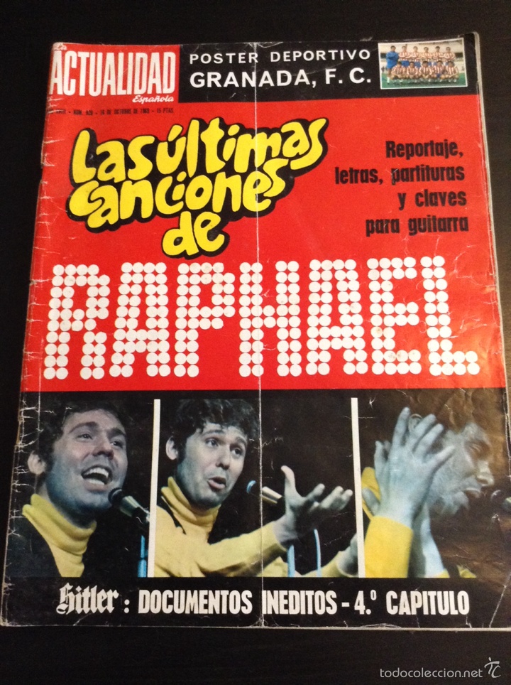Collection Magazines and Newspapers: Revista Actualidad Espa&ntilde;ola. Octubre 1969. Ralphael Hitler
