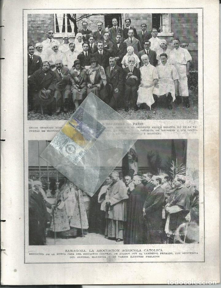 Collection Magazines and Newspapers: BYN MAY 1924.N&ordm; 1723. DR RECASENS EN PARIS. ZARAGOZA ASOCIACION AGRICOLA. TEATRO VALERIANO LEON