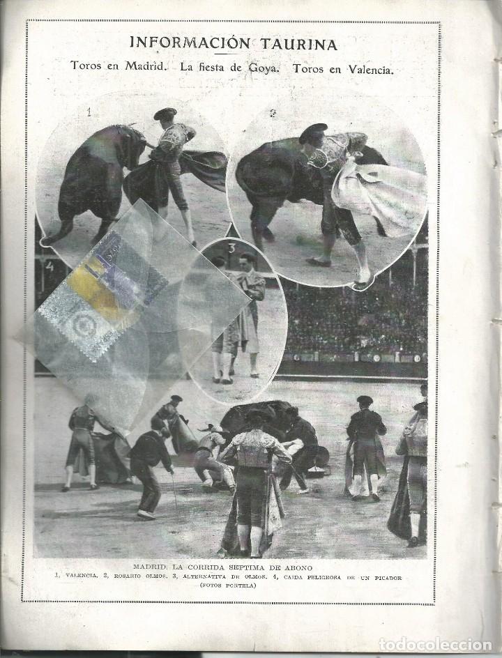 Collection Magazines and Newspapers: BYN JUN 1924.N&ordm; 1724. TOROS MADRID CORRIDA DE GOYA .GOYESCA. VALENCIA COGIDA JUAN LUIS DE LA ROSA A&Ntilde;