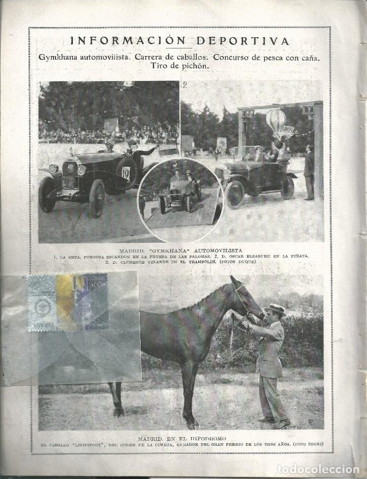Collection Magazines and Newspapers: BYN JUN 1924.N&ordm; 1725.  DEPORTES AUTOMOVILISMO CABALLOS GRAN PREMIO 3 A&Ntilde;OS SILENO ARANJUEZ PESCA