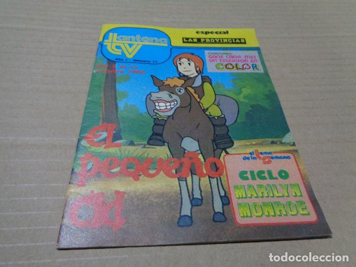 Coleccionismo de revistas y peri&oacute;dicos: REVISTA ANTENA TV ~ N&ordm; 17 ~ OCTUBRE DE 1980 ~ SERIE RUY EL PEQUE&Ntilde;O CID ~ MARILYN MONROE ~TORREBRUNO