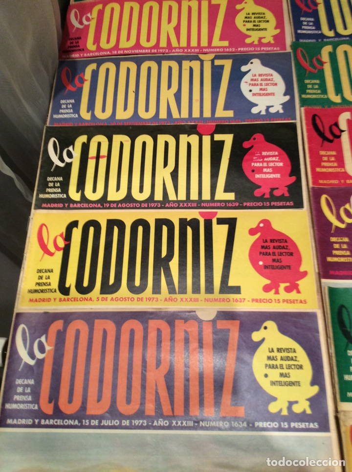 Coleccionismo de Revistas y Peri&oacute;dicos: Revista la codorniz a&ntilde;os 69-76