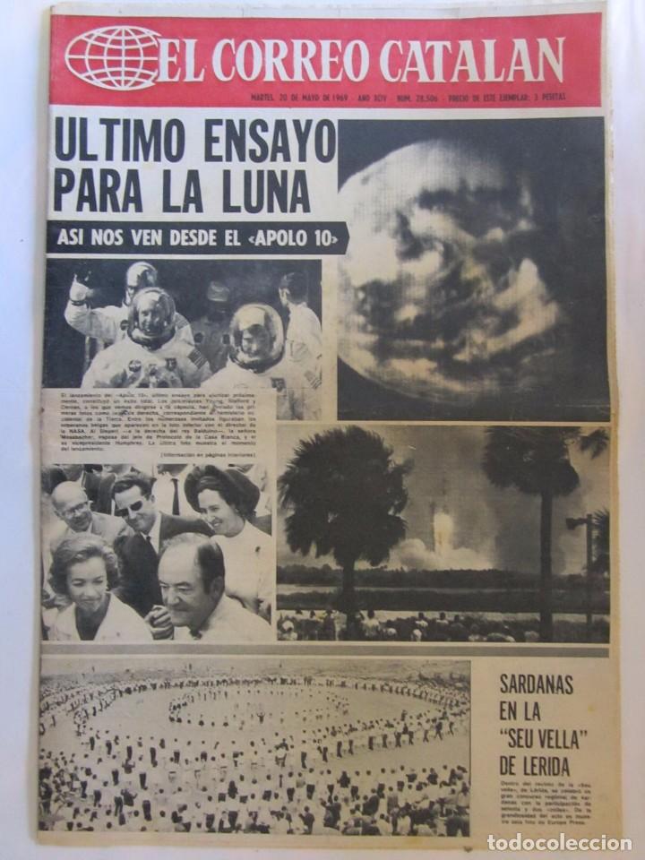 Coleccionismo de revistas y peri&oacute;dicos: (LOTE 1) PERIODICO EL CORREO CATALAN 1969