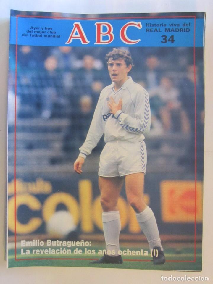 Coleccionismo de Revistas y Peri&oacute;dicos: REVISTA ABC HISTORIA VIVA DEL REAL MADRID N&ordm; 34