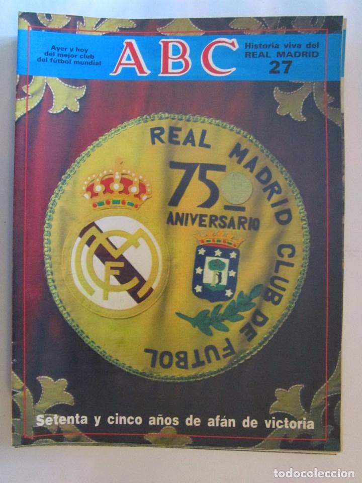 Coleccionismo de Revistas y Peri&oacute;dicos: REVISTA ABC HISTORIA VIVA DEL REAL MADRID N&ordm; 27