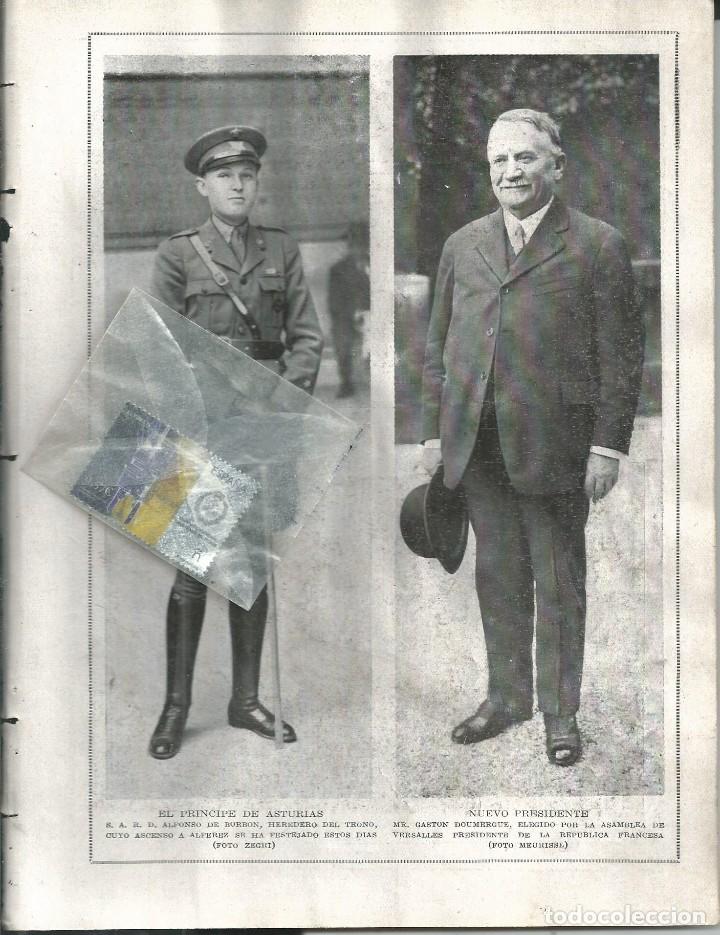 Collezionismo di Riviste e Giornali: BYN JUN 1924.N&ordm; 1727.PRINCIPE ASTURIAS.GASTON DOUMERGUE PRESIDENTE FRANCIA MAURICIO BARRES TOLEDO