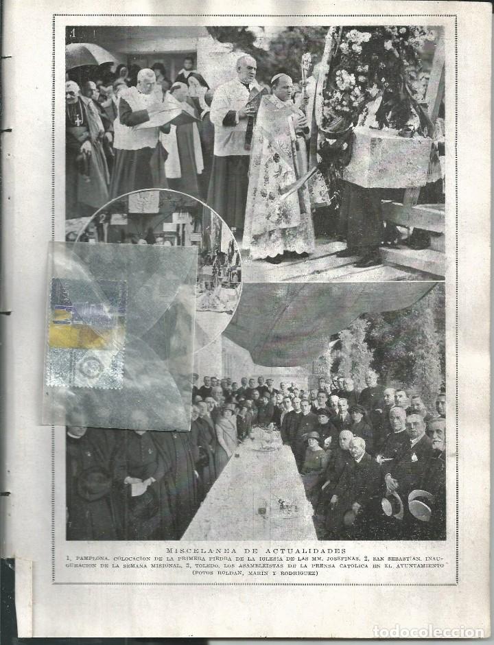 Collection Magazines and Newspapers: BYN JUN 1924.N&ordm; 1727.PAMPLONA IGLESIA JOSEFINAS .SAN SEBASTIAN. TOLEDO.JOSE MARIA SALAVERRIA SEVILLA