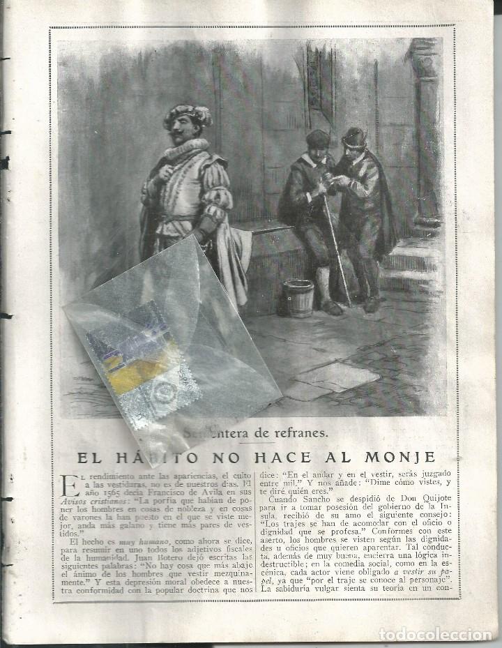 Collezionismo di Riviste e Giornali: BYN JUN 1924.N&ordm; 1727. SEMENTERA DE REFRANES  HABITO NO HACE AL MONJE LUIS MARTINEZ  KLEISER.REGIDOR