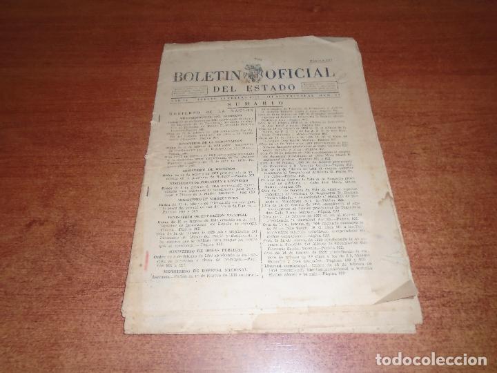 Collezionismo di Riviste e Giornali: BOLET&Iacute;N OFICIAL DEL ESTADO N&ordm; 47 DE 16 DE FEBRERO DE 1939