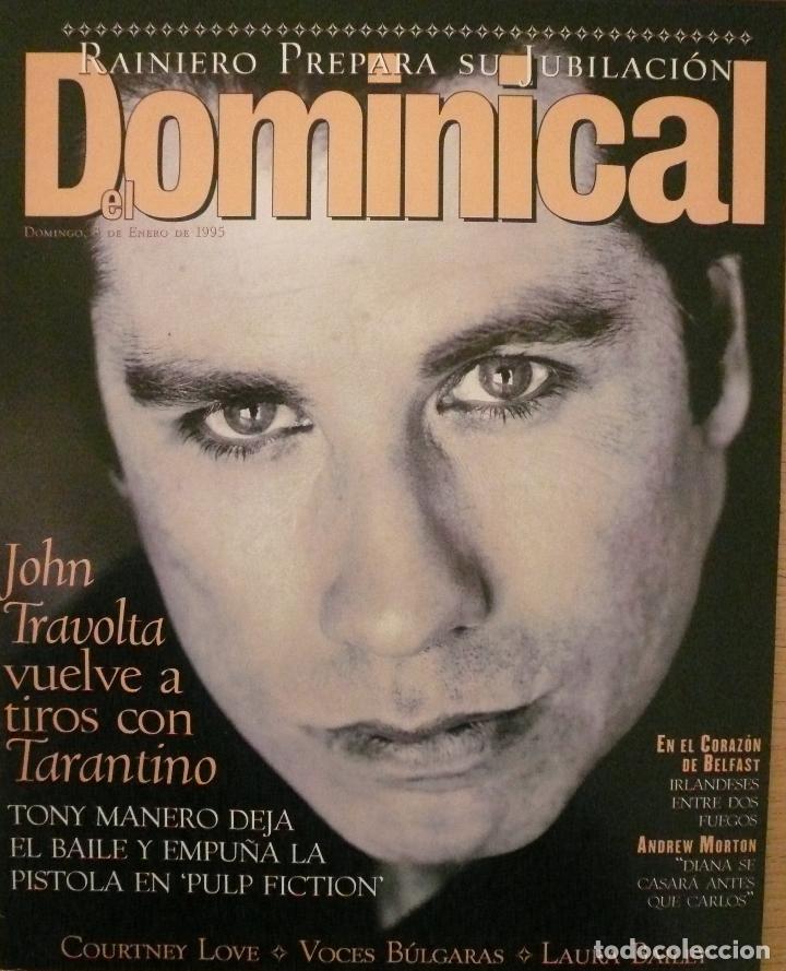 Collectionnisme de Revues et Journaux: DOMINICAL / 8 ENERO 1995 / PORTADA JOHN TRAVOLTA