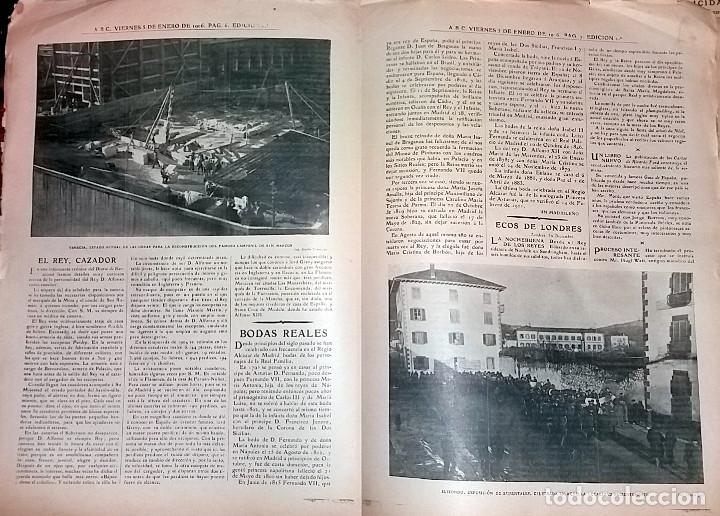 Collection Magazines and Newspapers: N&ordm; 359 ABC 5 DE ENERO DE 1906 VENECIA OBRA CAMPANARIO SAN MARCOS. SEMENTALES ELIZONDO