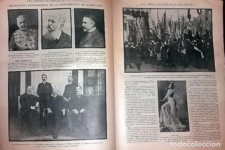 Collection Magazines and Newspapers: N&ordm; 366 ABC 12 DE ENERO DE 1906 CONFERENCIA ALGECIRAS. MONUMENTO SENDINO BAVIERA 1705. MATA HARY
