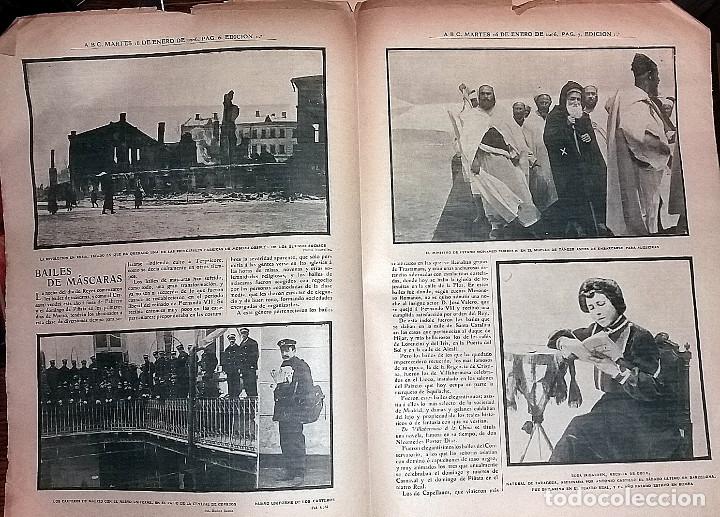 Coleccionismo de revistas y peri&oacute;dicos: N&ordm; 370 ABC 16 DE ENERO DE 1906 REVOLUCION RUSIA. CARTEROS MADRID. MARRUECOS. ASESINATO ROSITA ORO