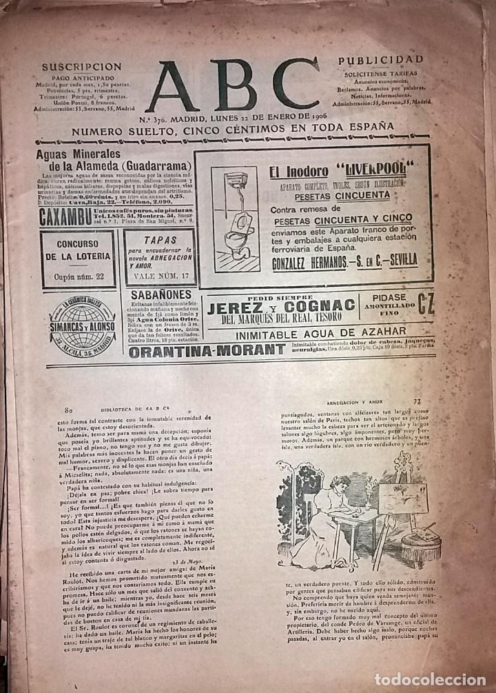 Collection Magazines and Newspapers: N&ordm; 376 ABC 22 ENERO 1906. CONFERENCIA ALGECIRAS. INAUGURACION ACADEMIA JURISPRUDENCIA